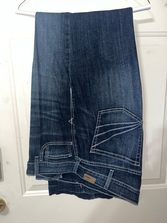 Ariat Denim - Ariat Dark Indigo Flare Jeans with Contrast Stitching